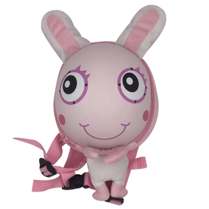 Cute Rabbit Pattern Backpack for Kids with Led Lights